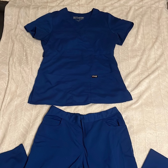Grey's Anatomy Other Royal Blue Greys Anatomy Scrub Set Poshmark